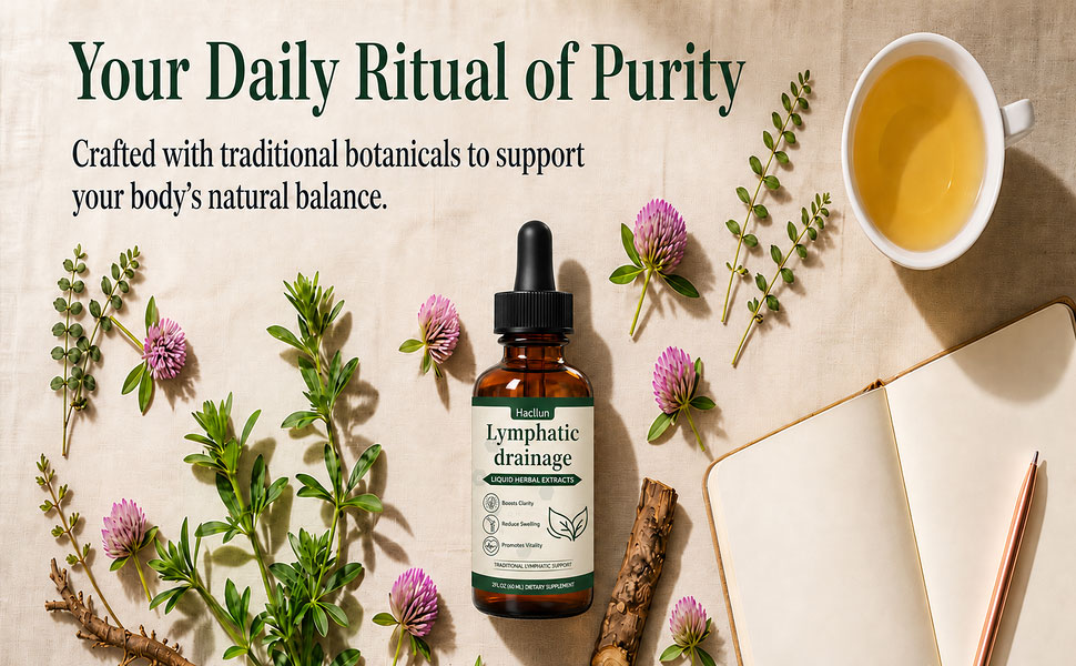 Hacllun Lymphatic Drainage Drops — your daily ritual of purity
